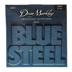 Струны для электрогитары, 9-42 DEAN MARKLEY 2552 LT BLUE STEEL ELECTRIC