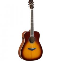 Трансакустическая гитара, цвет Brown Sunburst, корпус вестерн YAMAHA FG-TA BS