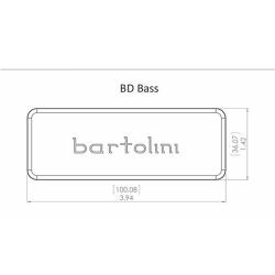 Звукосниматель для бас-гитары, 5 струн, серия Classic Bass, сдвоенные катушки, нековая позиция BARTOLINI BD5CBC-B