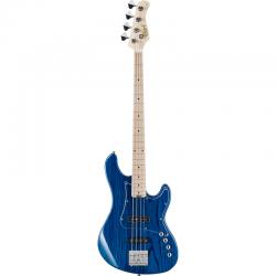 Бас-гитара 4 струны, корпус из ясеня, кленовый привинченный гриф, накладка клен, 21 лад, мензура 864 мм, звукосниматели VTB-ST, цвет Aqua Blue, CORT CORT GB74JJ Aqua Blue