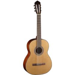Классическая гитара, корпус из красного дерева с верхом из цельной ели, гриф из красного дерева с накладкой из палисандра, мензура 25.6