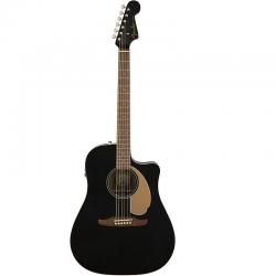 Электроакустическая гитара, цвет черный FENDER Redondo Player JTB