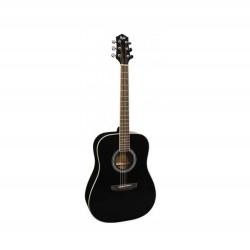 Акустическая гитара, цвет черный FLIGHT D-200 BK