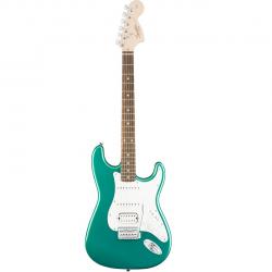 Электрогитара Stratocaster, HSS, накладка лаурэль, цвет зеленый металлик SQUIER by FENDER AFFINITY STRAT HSS RCG LRL