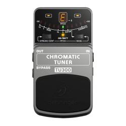 Педаль-хроматический тюнер для настройки гитар и бас-гитар BEHRINGER TU300 Chromatic Tuner