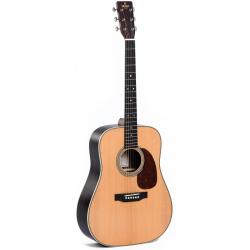 Акустическая гитара типа дредноут, цвет натуральный SIGMA DT-28H