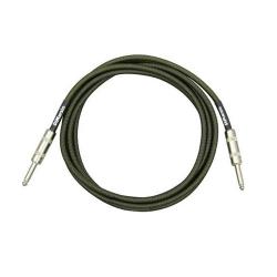 Инструментальный кабель 1/4'' Mono - 1/4'' Mono, 3м, цвет зелёный DIMARZIO EP1710SSMG Instrument Cable 10' Marine Green