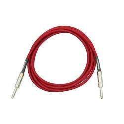 Инструментальный кабель 1/4`` Mono - 1/4`` Mono, 5,5м, цвет красный DIMARZIO EP1718SSRD Instrument Cable 18` Red