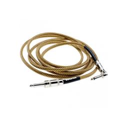 Инструментальный кабель 1/4`` Mono - 1/4`` Mono, 5,5м, цвет классический DIMARZIO EP1718SSVT Instrument Cable 18` Vintage Tweed
