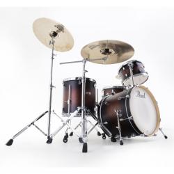 Барабанная установка серии Decade Maple из 4-х барабанов (1814B/1208T/1414F/1455S), цвет Satin Brown Burst PEARL DMP984/C260
