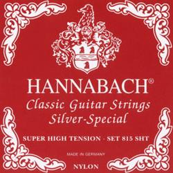Комплект струн для классической гитары, нейлон/посеребренные HANNABACH 815SHT Red SILVER SPECIAL