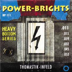 Комплект струн для электрогитары, 11-53 THOMASTIK RP111 Power-Brights Heavy Bottom