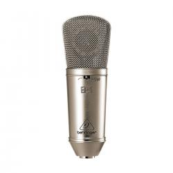 Студийный конденсаторный микрофон (кардиоида) в комплекте с подвесом, ветрозащитой и транспортным ке... BEHRINGER B-1