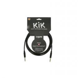 Инструментальный кабель джек моно/ джек моно, 6 м. , черный, разъемы Amphenol KLOTZ KIKA06PP1