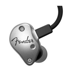 Внутриканальные наушники с двойным армированным сбалансированным массивом и бас портом FENDER FXA5 Pro In-Ear Monitors Silver