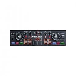 Сверхпортативный DJ-контроллер, в комплекте ПО Virtual DJ LE NUMARK DJ2GO2