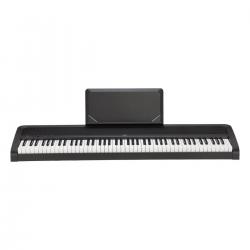 Цифровое пианино, облегченная клавиатура, 12 тембров , педаль, адаптер питания в комплекте, цвет черный, полифония 120 KORG B2N