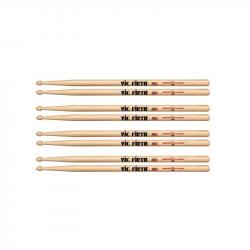 Барабанные палочки, материал орех, деревянные наконечники (4 пары по цене 3х) VIC FIRTH P2B.3-2B.1