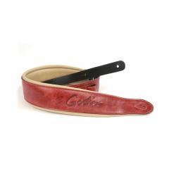 Ремень для гитары, кожаный, красный GODIN 37391 Vintage Red/Tan Padded 