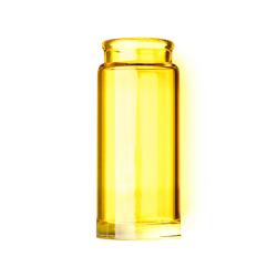 Слайд стеклянный в виде бутылочки, желтый, 10-10,5 Ring DUNLOP 277 Yellow Blues Bottle Regular Medium