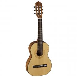 Классическая гитара, размер 1/2, верхняя дека: ель, задняя дека и обечайка: махагон, гриф: нато, накладка: овангкол, цвет: natural satin open pore LA MANCHA Rubinito LSM/53