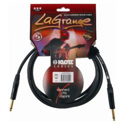 Готовый инструментальный кабель серия 'La Grange' GY107, длина 6м, моно Jack Neutrik - моно Jack Neu... KLOTZ LAGPP0600