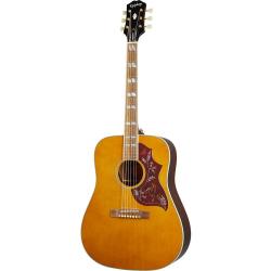 Электроакустическая гитара, цвет натуральный EPIPHONE Hummingbird Aged Antique Natural