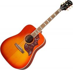 Электроакустическая гитара, цвет санбёрст EPIPHONE Hummingbird Aged Cherry Sunburst