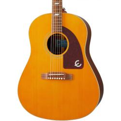 Электроакустическая гитара, цвет натуральный EPIPHONE Masterbilt Texan Antique Natural Aged Gloss