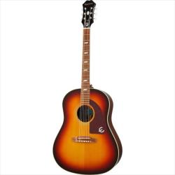 Электроакустическая гитара, цвет вишневый EPIPHONE Masterbilt Texan Faded Cherry Aged Gloss