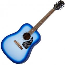 Акустическая гитара, цвет синий фейд EPIPHONE Starling Starlight Blue