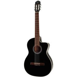 Классическая электроакустическая гитара, цвет - чёрный, материал верхей деки - ель, материал корпуса - сапел TAKAMINE GC2CE BLK