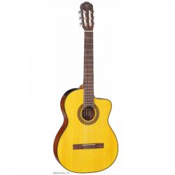 Классическая электроакустическая гитара, цвет - натуральный, материал верхей деки - массив кедра, материал к TAKAMINE GC3CE NAT