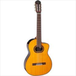 Классическая электроакустическая гитара, цвет - натуральный, материал верхей деки - массив ели, мате... TAKAMINE GC6CE NAT