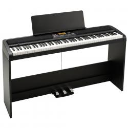 Цифровое пиано, клавиатура NH, 88 клавиш 280 стилей 700 звуков, стойка и тройной педальный блок в комплекте KORG XE20SP