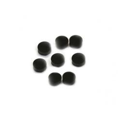Инлей пластиковый черный, диаметр 6 мм, цена за 1 шт GUITARCRAFT DOT-BP-6.0