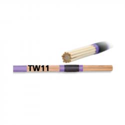 Steve Smith Tala Wand - Bamboo,бамбуковые щетки руты Steve Smith Tala Wand, длина 15 15/16``, толщина ручки 0,585``, 11 прутиков VIC FIRTH TW11