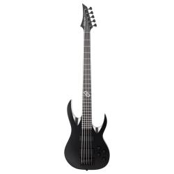 5-струнная бас-гитара, HH, активная электроника, цвет черный матовый SOLAR GUITARS AB2.5C