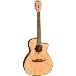 Электроакустическая гитара, цвет натуральный FENDER FA-345CE Ovangkol Exotic Limited Natural
