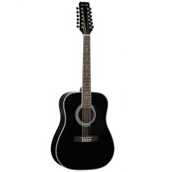 Акустическая гитара, вестерн 12-ти струнная, верхняя дека - ель, корпус - красное дерево, гриф - нато, накладка - палисандр MARTINEZ FAW-802-12-B