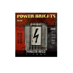 Струны для электрогитары 9-42 THOMASTIK Power Brights PB109T