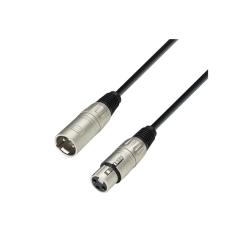 Микрофонный кабель 3Star XLR(F)-XLR(M) с разъёмами AH, 20 м. ADAM HALL K3 MMF 2000