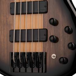 Artisan Series Бас-гитара 5-струнная, коричневый санберст, с чехлом CORT C5-Plus-ZBMH-WBAG-TBB