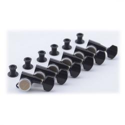 Колки Small Button, замковые, черное покрытие, 6 в линию GOTOH SG381-07-MGT-Black L6