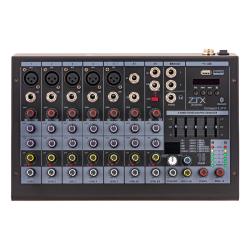 Микшерный пульт 5mono, 2stereo каналов с MP3/DSP/BT ZTX AUDIO Compact 5.2Fx