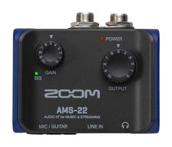 Аудиоинтерфейс для музыки и стриминга ZOOM AMS-22