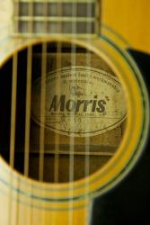 Акустическая гитара, производство Япония, подержанная MORRIS W-40