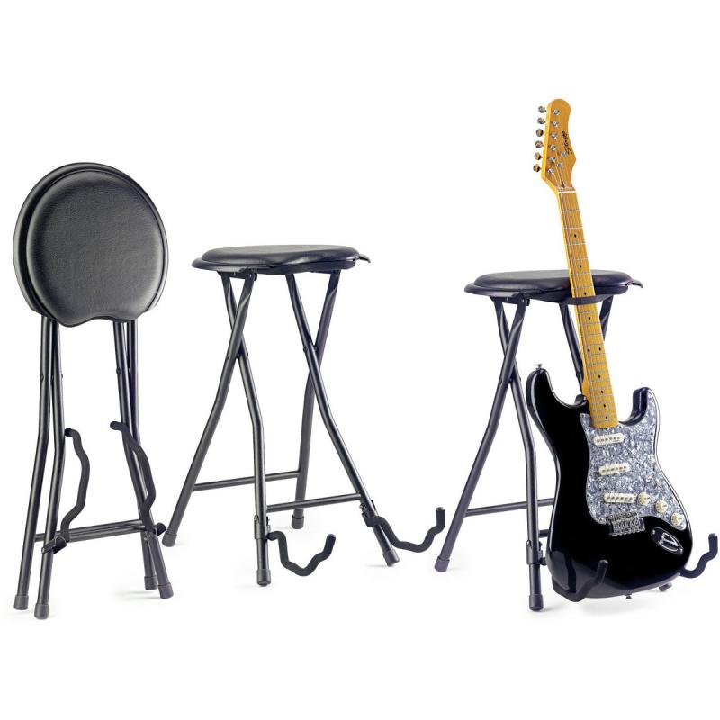  Складной стул со встроенной гитарной стойкой STAGG GIST-300
