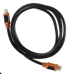 Кабель HDMI (m)-HDMI (m) 1.8м ПВХ ver.2.0 4K 60Hz, черный, в пакете GOPOWER 00-00027308