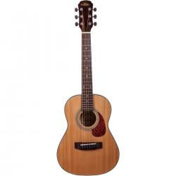 Акустическая гитара, размер 1/2, 20 ладов, корпус ель, корпус сапели, гриф нато, накладка палисандр, цвет натуральный ARIA PRO II ADF-01 1/2 N